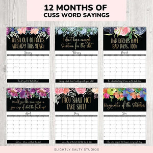 Calendar For Tired-Ass Women