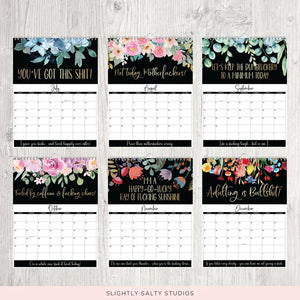 Calendar For Tired-Ass Women