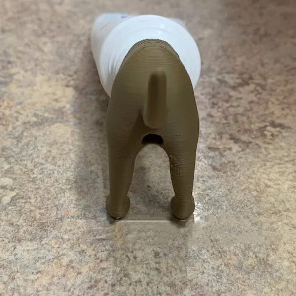 🐶 Pooping Dog Butt Toothpaste Topper | Funny Gift