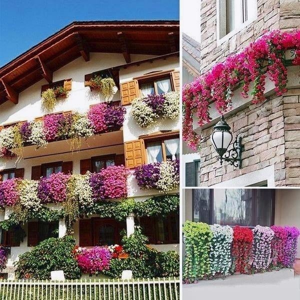 🏡Vivid Artificial Hanging Orchid Bunch