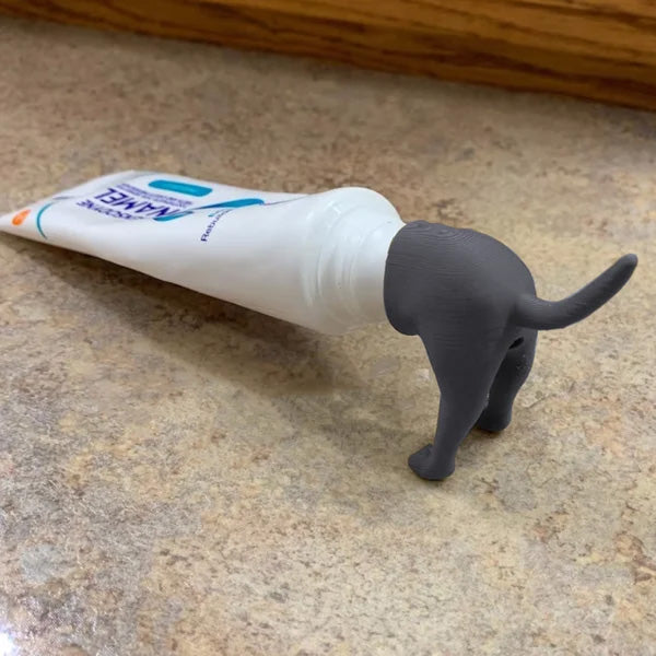 🐶 Pooping Dog Butt Toothpaste Topper | Funny Gift