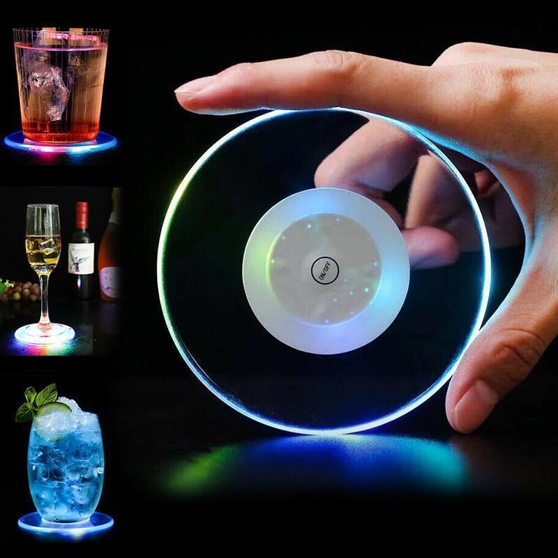 Acrylic LED Light Up Coasters