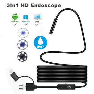 Waterproof Endoscope for Car Inspection & Electronics