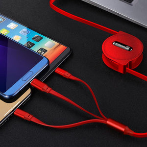 Multi-function 3 in 1 USB Charging Cable