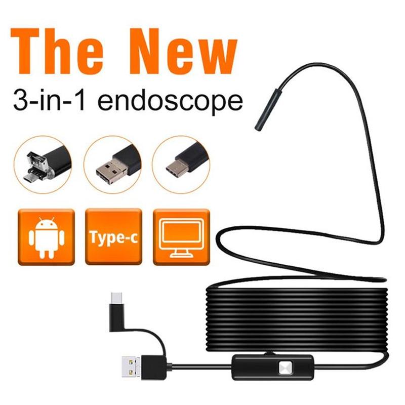 Android Endoscope Flexible and Waterproof Camera