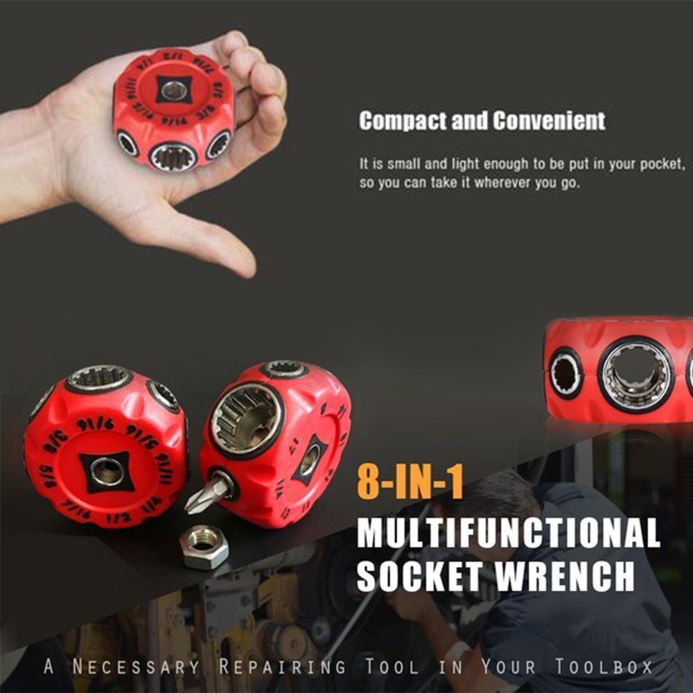 8-in-1 Multifunctional Socket Wrench