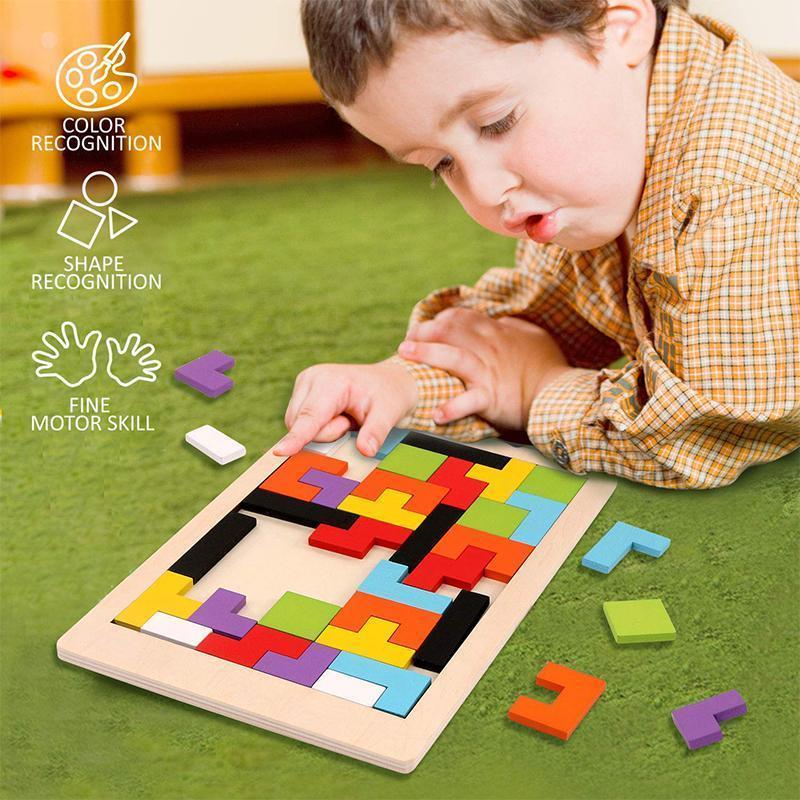 【SUMMER SALE:50% OFF】Tetris Puzzle for Baby Kids