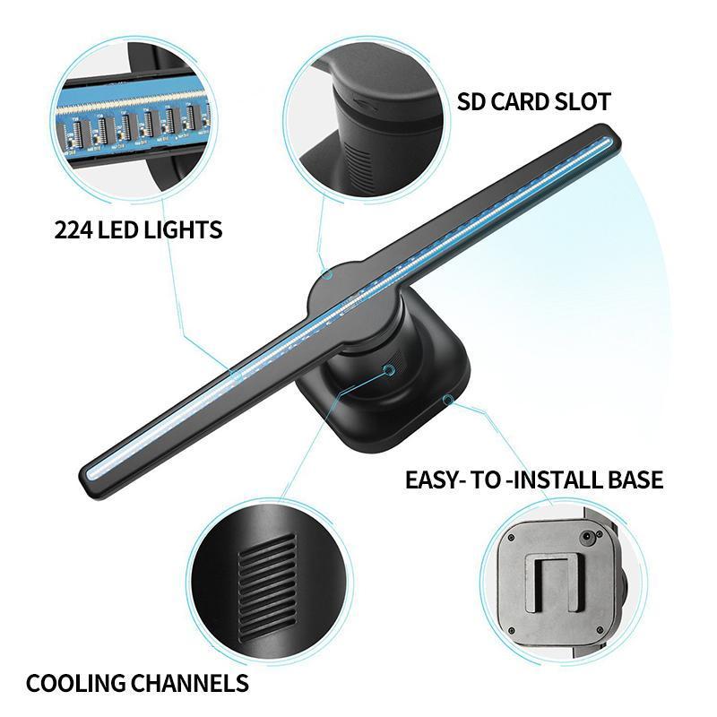3D Holdgraphic Air Fan Display