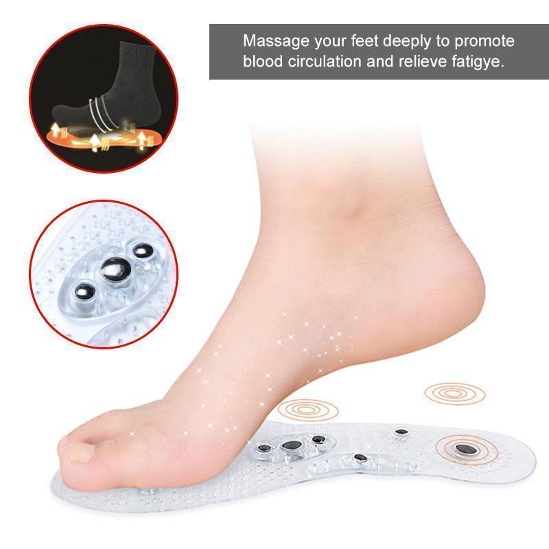 Acupressure Magnetic Massage Foot Therapy Reflexology Shoe Insoles