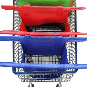 4 in 1 reusable shopping cart bags