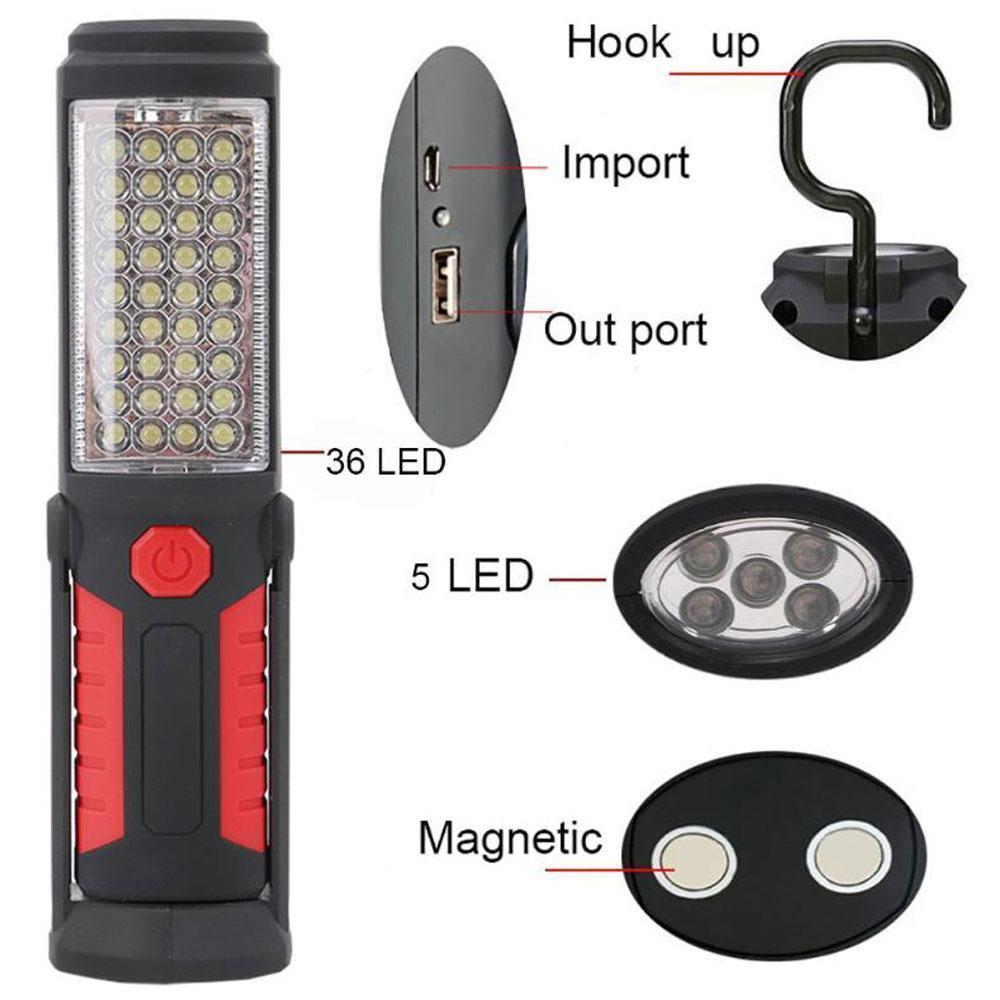 2-in-1 Bright LED Magnetic Lamp