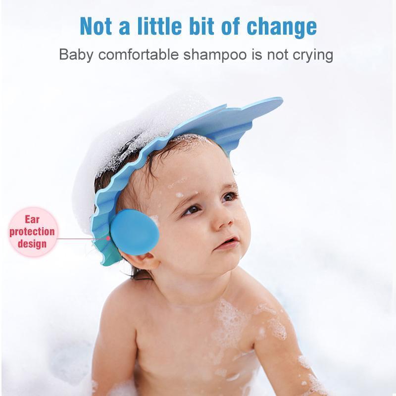 Adjustable Baby Kids Bath Shower Cap