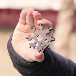 Amenitee® 18-in-1 stainless steel snowflakes multi-tool