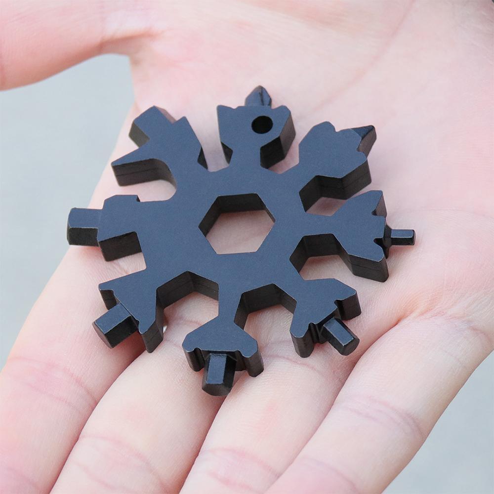 Amenitee® 18-in-1 stainless steel snowflakes multi-tool