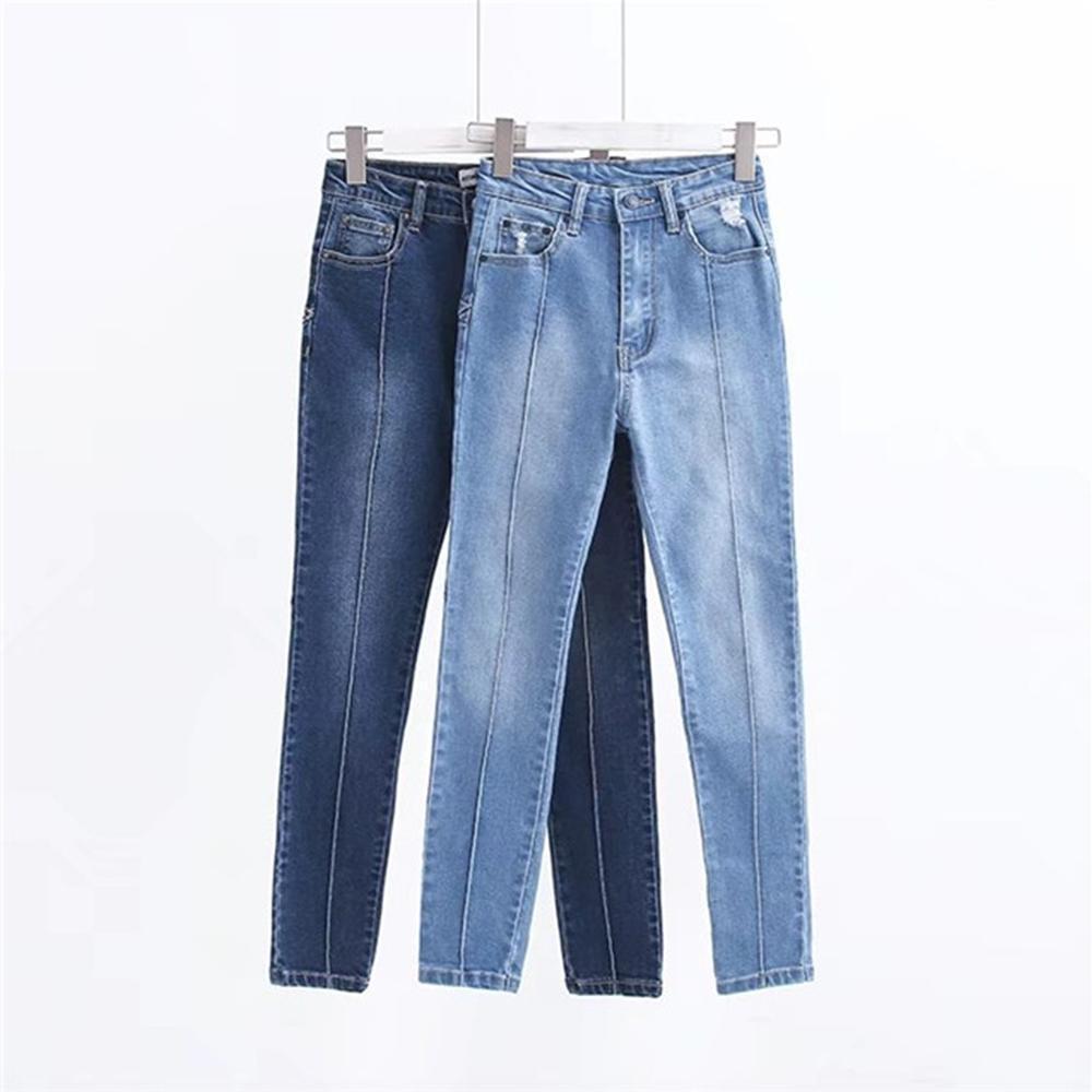 70s Star Stitching Denim Flared Pants