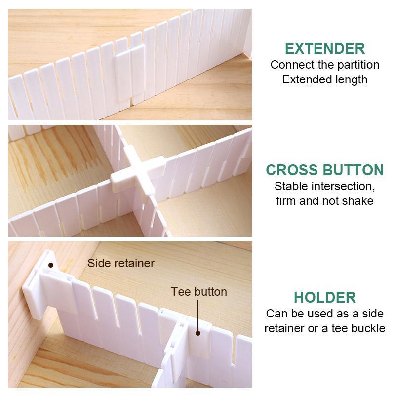 Adjustable Drawer Storage Organizer