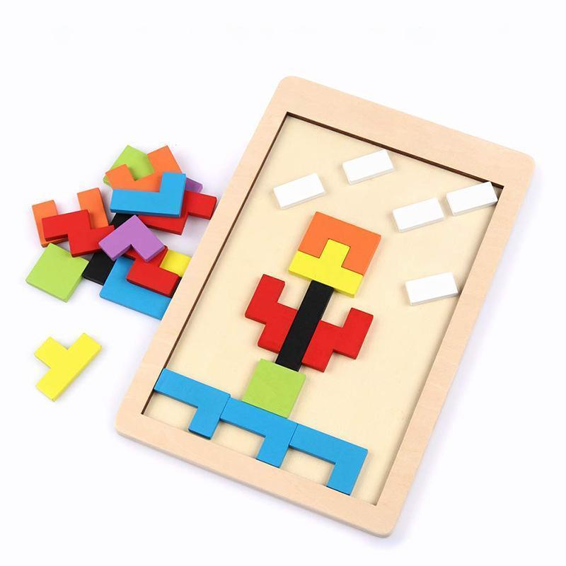 【SUMMER SALE:50% OFF】Tetris Puzzle for Baby Kids