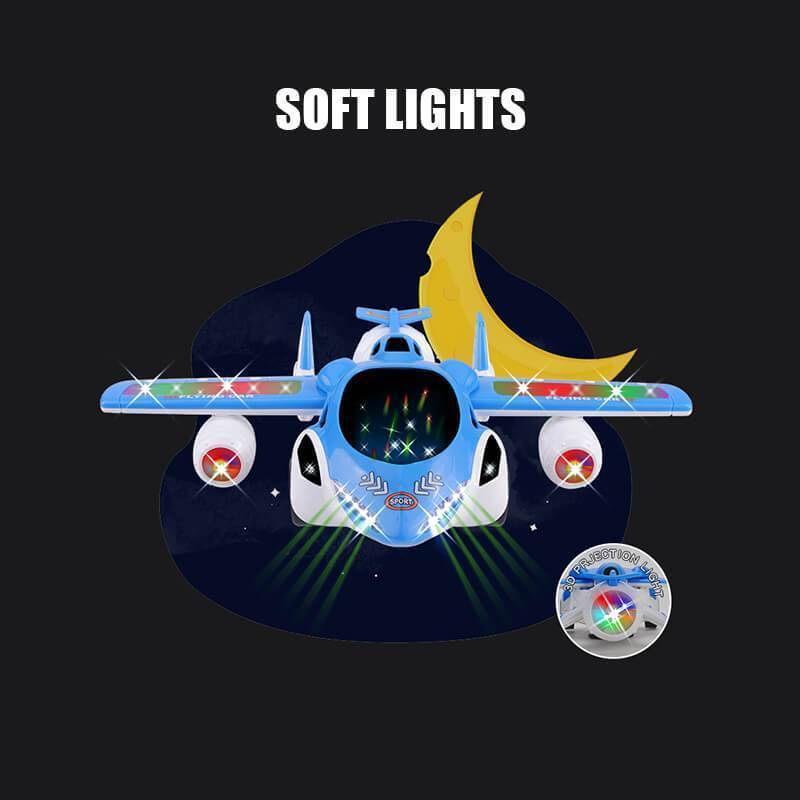 Automatic Rotation Music Aircraft Toys