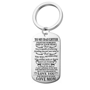 LOVE YOU - Inspirational Keychain